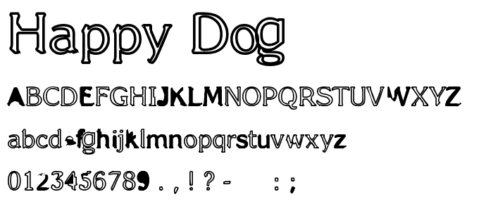 Happy Dog font